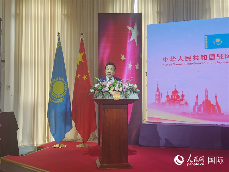张霄大使致辞。人民网记者 李强摄
