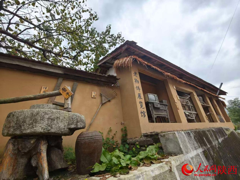 农耕文化展示墙。人民网记者 邹星摄