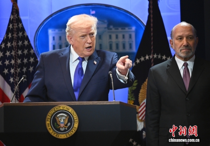 资料图：美国总统特朗普。中新社记者 陈孟统 摄