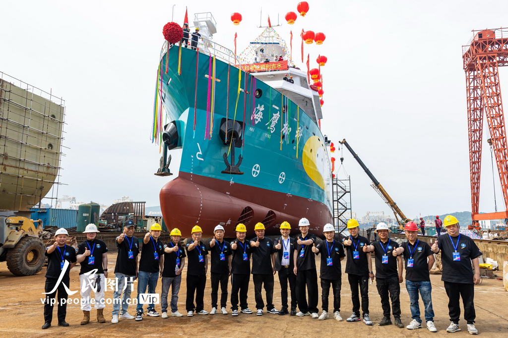 全国首艘民资建造科考船在浙江温岭下水【2】