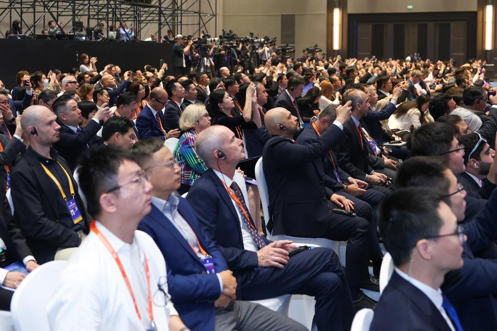2026世界数字教育大会开幕式现场。新华社记者 江汉 摄