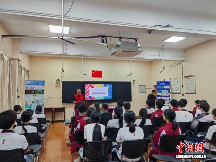 日前，宣讲活动现场。柯城区新新街道办事处 供图